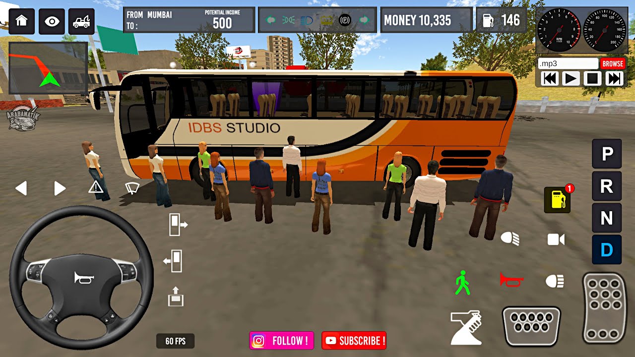 IDBS BUS SIMULATOR INDIA INDIA BUS SIMULATOR Android gameplay YouTube
