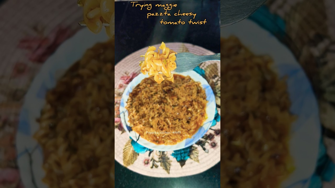 Trying Maggie Pazzta Cheesy Tomato Twist🍝🪢#odia #shorts #viral #explore #food #treanding #ytshorts