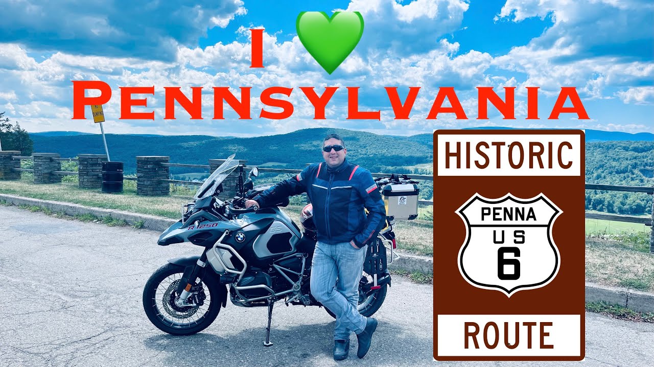THE BEST MOTORCYCLE ROADS IN PENNSYLVANIA USA TORONTO TO ROUTE 6 PENNSYLVANIA YouTube