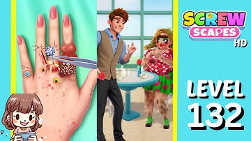 Screwscapes Level 132 Solution Walkthrough