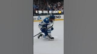 IS THIS SKILL OR LUCK?🤔 #fyp #highschoolhockey #viraledit #videography #content #michigan #dcc