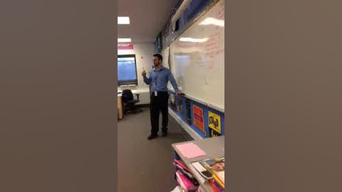 Redirecting with talking student