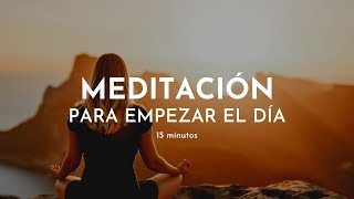 Meditación por la MAÑANA  15 minutos | Gabriela Litschi