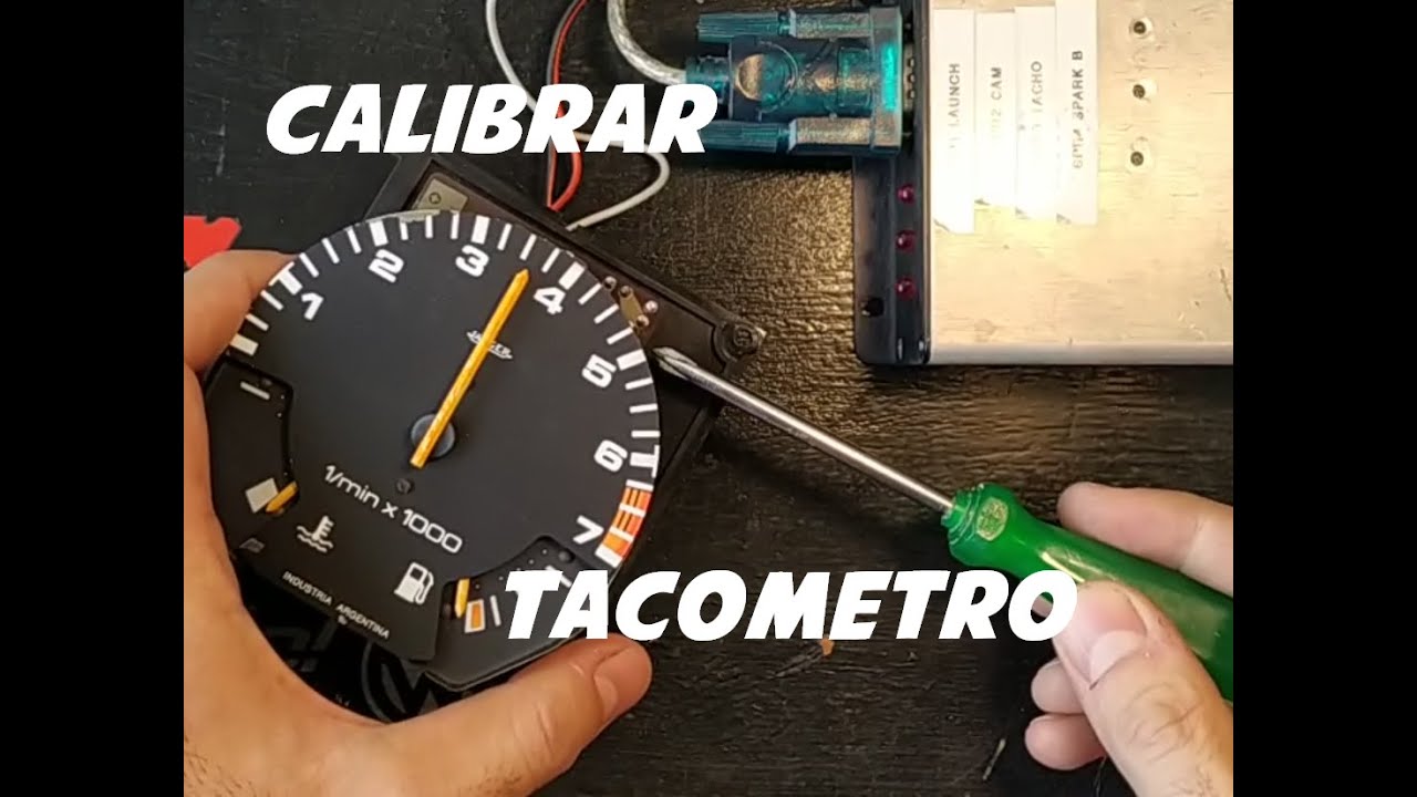 Calibrar cuentavueltas, RPM YouTube