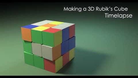 making a 3D Rubik
