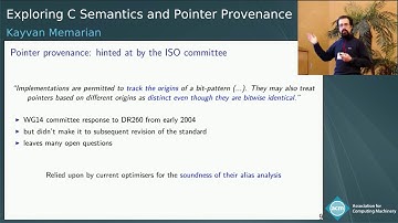 Exploring C Semantics and Pointer Provenance