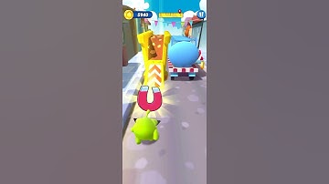Om Nom Run Mobile Gameplay: Mission 2-Reaching distance 700m ! #omnomrun #shorts #androidgames
