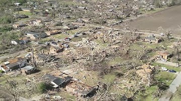 ROLLING FORK Mississippi Drone Footage of TORNADO DEVASTATION 3-25-23