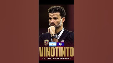 ¡SORPRESA! VIZCARRONDO SACO LA LISTA PARA LOS AMISTOSOS DE OCTUBRE 🇻🇪 #vinotinto #shorts