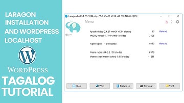 Laragon Installation in Localhost with WordPress Installation Tagalog Tutorial | Basic WordPress