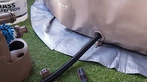 How to deflate an Intex Spa Jacuzzi hottub explained