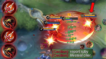 Build Ruby R7 Memang Terlalu Kuat!! Musuh Dibuat Gak Berdaya