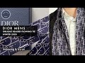 Dior Mens Oblique Beaded Flowing Tie from Fall-Winter 2020-21: Unboxing &amp; Try-on