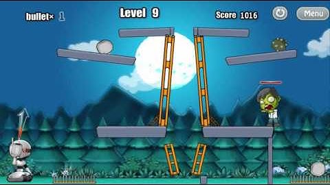 Free Flash Online Games - Robot vs. Zombies gameplay - part 1