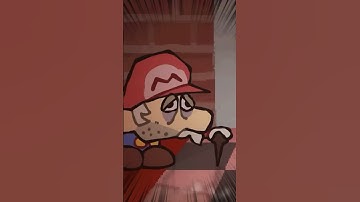 無限階段を登り続けたマリオの末路【マリオアニメ】#shorts #マリオ