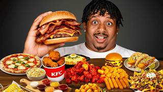 EATING EVERYONE FOOD IN ROBLOX MUKBANG