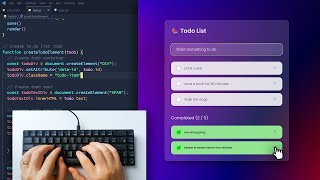 ASMR Programming - Build a Todo List App - No Talking screenshot 4