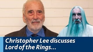 "I couldn't believe what I saw - I wasn't in it!" | Christopher Lee on 'The Return of the King'