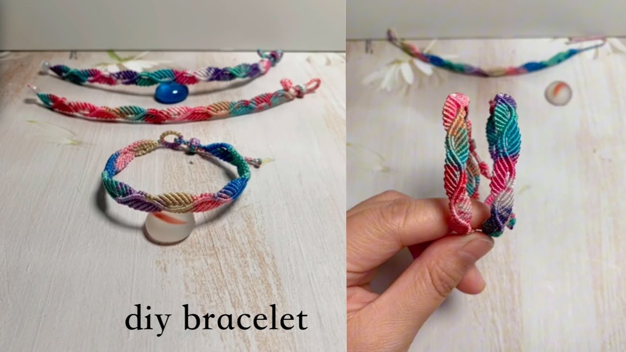how to make bracelet at home easy and beautiful｜cute friendship ...