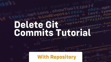 delete git commits tutorial