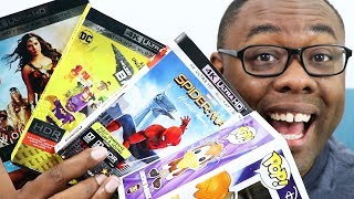 BLACK FRIDAY 2017 HAUL - 4K Movies, DVD, Toys, TMNT | Andre Black Nerd