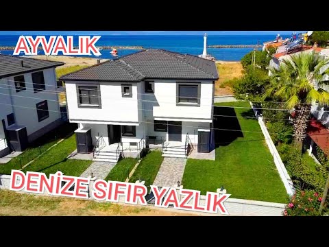 378-SATİLDİ  AYVALIK DENİZE SIFIR 3+1 DUBLEX MÜSTAKİL YAZLIK.1.350.000 ₺