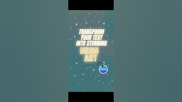create neon effect in your text using canva. #ytshort #Canvatutorial
