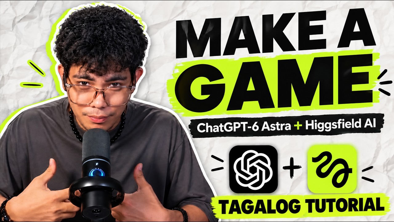 Game Development with ChatGPT-6 Astra + Higgsfield AI | Ai Video Tagalog Tutorial