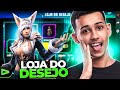 FREE FIRE - AO VIVO 💚 ZERO FARPAS 💚ZERANDO A LOJA DO DESEJO 💚