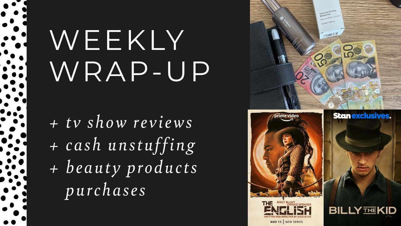 Weekly Wrap-Up ☑️ Cash Unstuffing + New TV Show Review | Budgeting Envelopes System Money