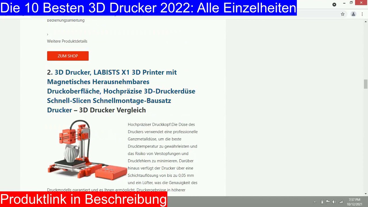 Die 10 Besten 3D Drucker 2022