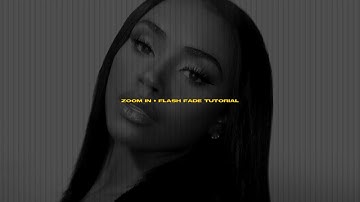 zoom in + flash fade tutorial | videostar [turn on subtitles]