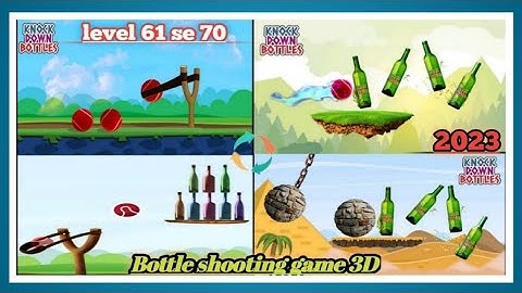 Bottle Shooting Game/ Gameplay Trailer ( iOS & Android ) Level 61 se 70 walkthrough