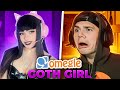 GOTH GIRL Goes On Omegle (But She&#39;s A Guy)