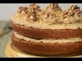 Coffee Walnut Cake Recipe Demonstration - Joyofbaking.com