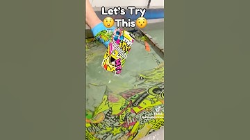 😲let’s try hydrodipping🖊️!? #diy #diycrafts #crafts #craft #thingstodo #testinghacks