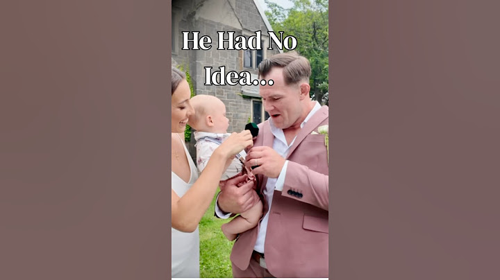 This Wedding Day Surprise Hit Hard