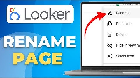 How to Rename a Page on Looker Studio Complete 2025 Tutorial