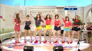 Video thumbnail of "110823! / T-ara(티아라) - Roly Poly  / [KBS Morning Place]"