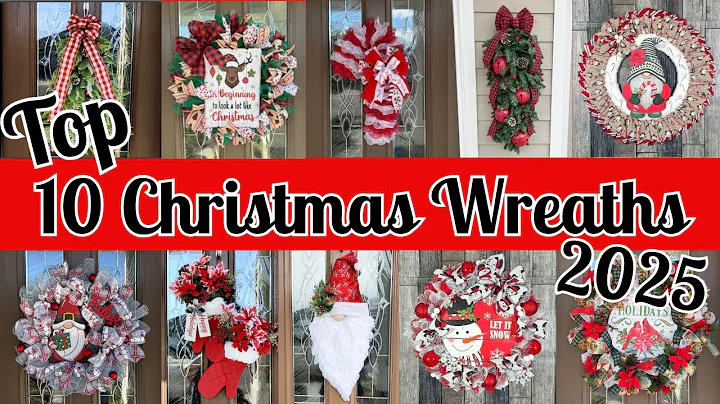 Get Crafty with Christmas Cheer: Michelle's Top 10 Christmas Wreaths to Spark Your Holiday Spirit