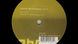 Estelle Montenegro - Lessons In Minimalism Estelle Montenegro - Lessons In Minimalism