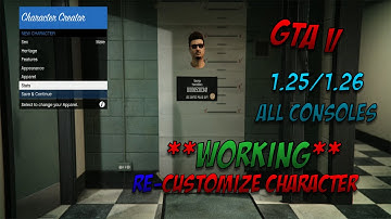 GTA V **WORKING** CHANGE CHARACTER APPEARENCE GLITCH 1.25/1.26 (ALL CONSOLES)