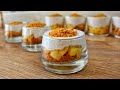 تحلية فاخرة بالتُفاح المُكرْمل و كريمة اللُّوتس | verrines pommes etcrème lotus