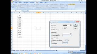 Summary Statistics For Ungrouped Data And Comparison For Consistency Using Ms-Excel