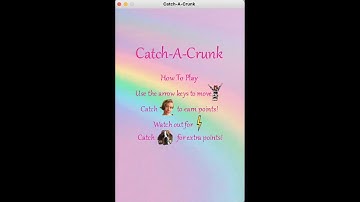 Falling Object Game Using Pygame - "Catch-A-Crunk"