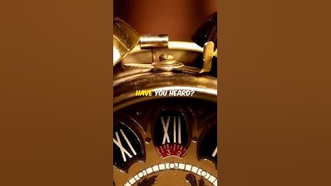 The First Alarm Clock Only Rang at 4 AM!