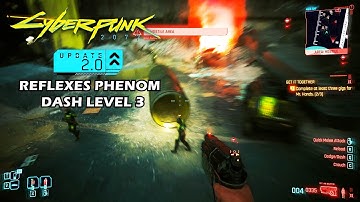 Cyberpunk 2077 2.0 Reflexes Double Jump + Dash  Level 3 (Air Dash) = Best Movement Possible