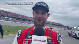 Shane van Gisbergen on Running Out Fuel at the End of the Xfinity Race at Talladega