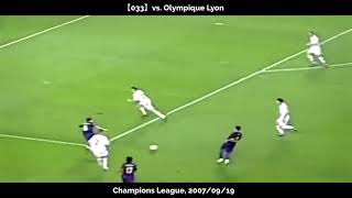 【033】vs. Olympique Lyon【Champions League, 2007/09/19】（Lionel Messi Goals With Commentary）