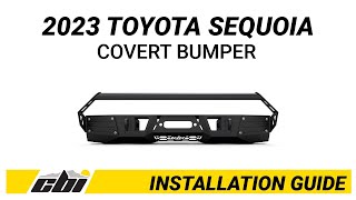 2023 Toyota Sequoia Covert Bumper Install